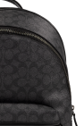 Coach BLACK Backpack with logo