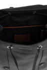 Coach BLACK Leather backpack Hitch