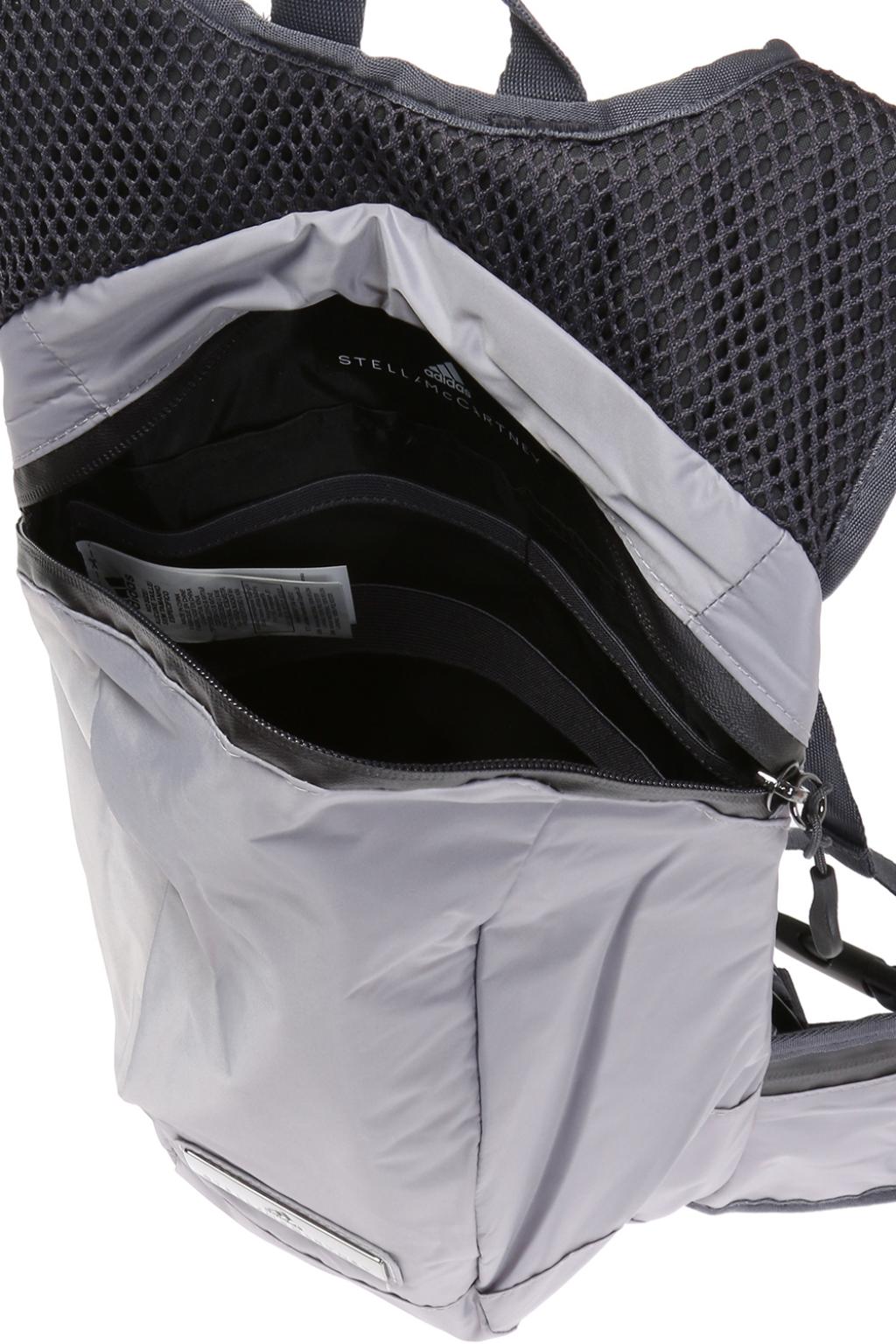 Grey Logo-embossed insert backpack ADIDAS by Stella McCartney