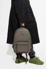 Diesel GREEN ‘D. 90’ backpack with logo