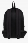 Diesel BLACK ‘D. 90’ backpack with logo