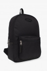 Diesel BLACK ‘D. 90’ backpack with logo