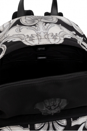Versace backpack allowing with ‘Baroque’ pattern