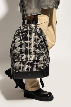 Backpack with monogram od Balmain