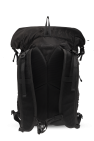 Diesel BLACK ‘DRAPE’ backpack with logo