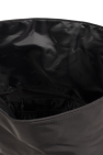 Diesel BLACK ‘DRAPE’ backpack with logo