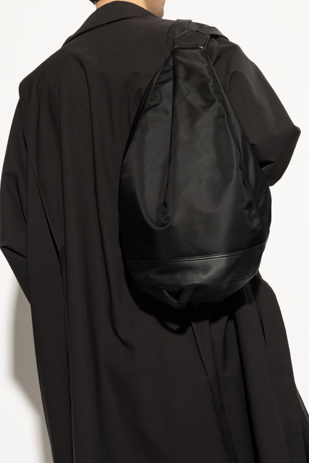 Discord Yohji Yamamoto Mochila con elementos de cuero
