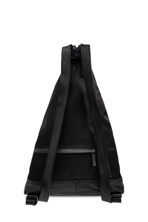 Discord Yohji Yamamoto Mochila con elementos de cuero