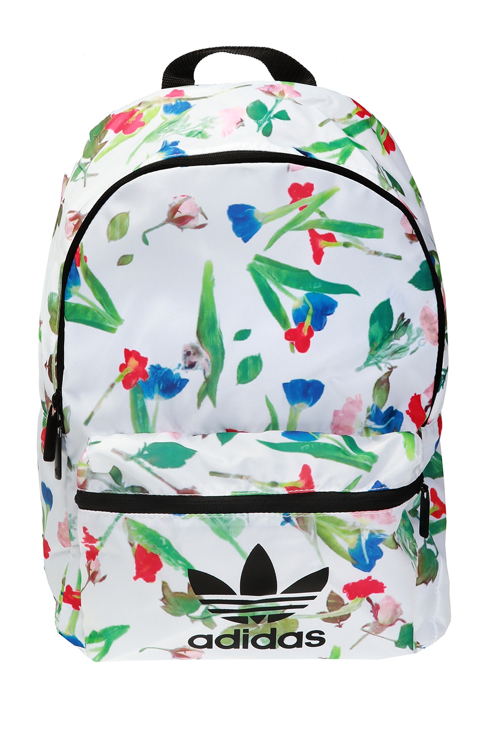 White Floral print backpack ADIDAS Originals - Vitkac GB