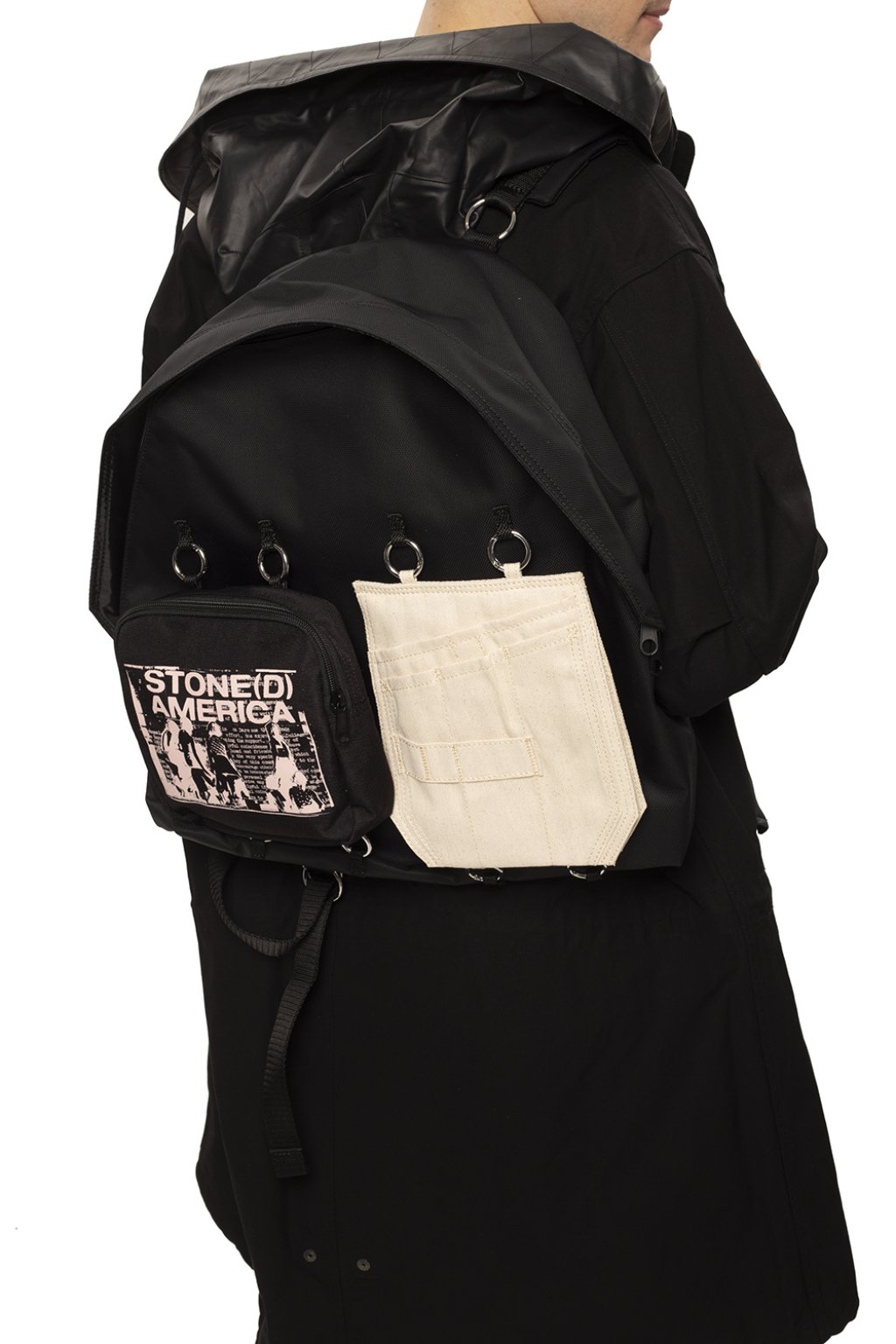 Eastpak X Raf Simons Patterned Ring Backpack in Black for Men
