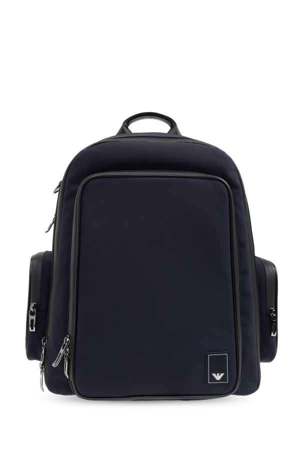 Backpack with logo patch, zdjęcie 1 Backpack with logo patch od Emporio Armani