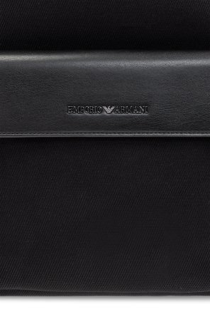 Emporio Armani Backpack with logo-shaped appliqué
