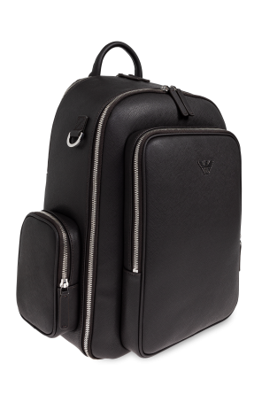 Emporio Armani Plecak z aplikacją w kształcie logo