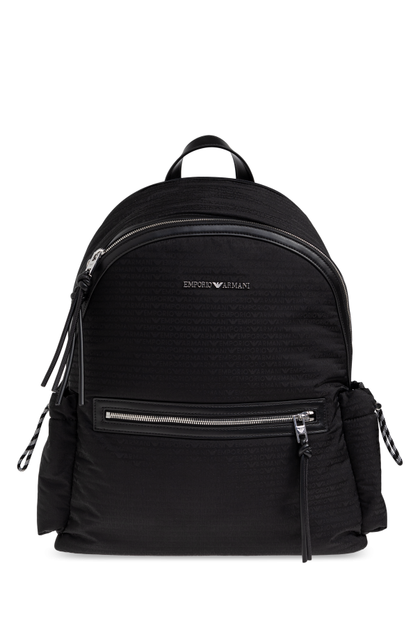 Emporio Armani Plecak z monogramem