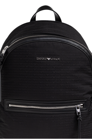 Emporio Armani Plecak z monogramem
