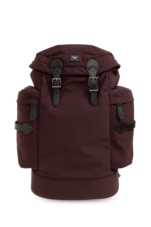Backpack with applique and logo od Emporio Armani