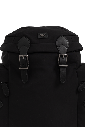 Emporio Armani Backpack with applique with logo