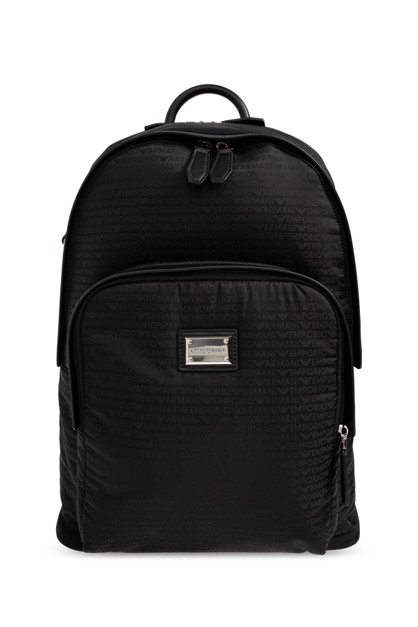 Monogram backpack od Emporio Armani