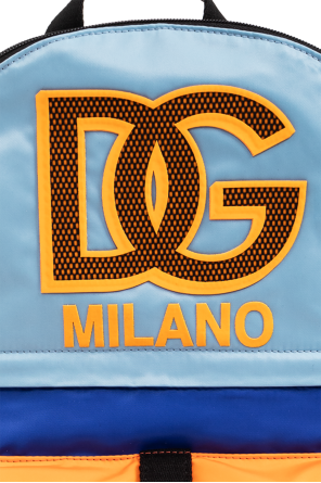Dolce & Gabbana drawstring cargo track pants Kids Backpack with logo