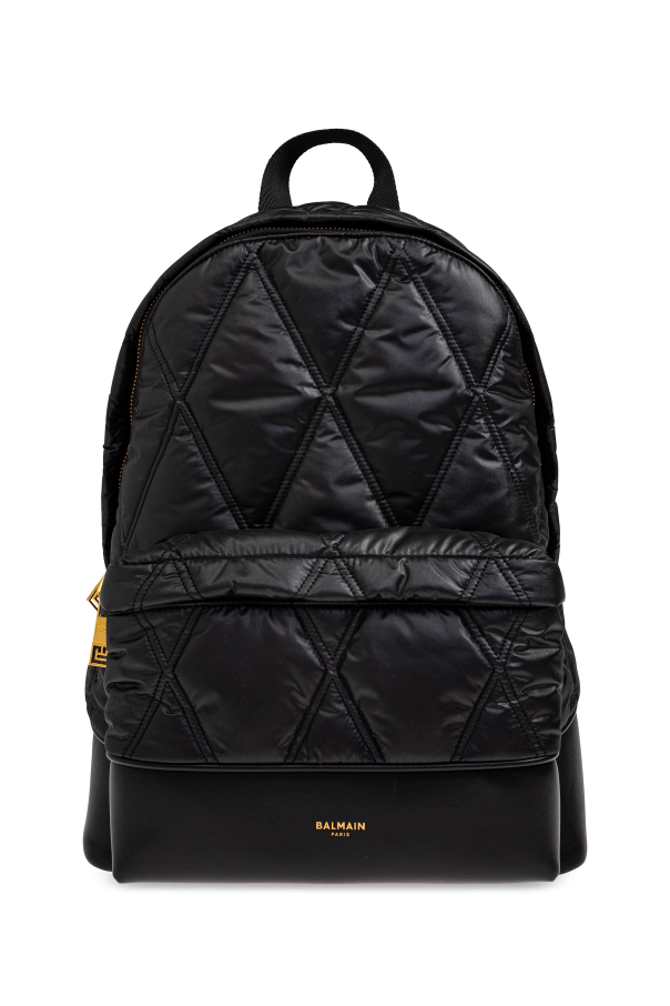 Backpack with printed logo, zdjęcie 1 Backpack with printed logo od Balmain