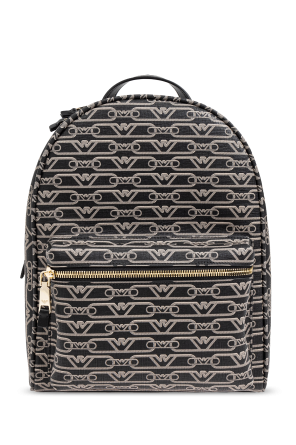 Backpack with monogram