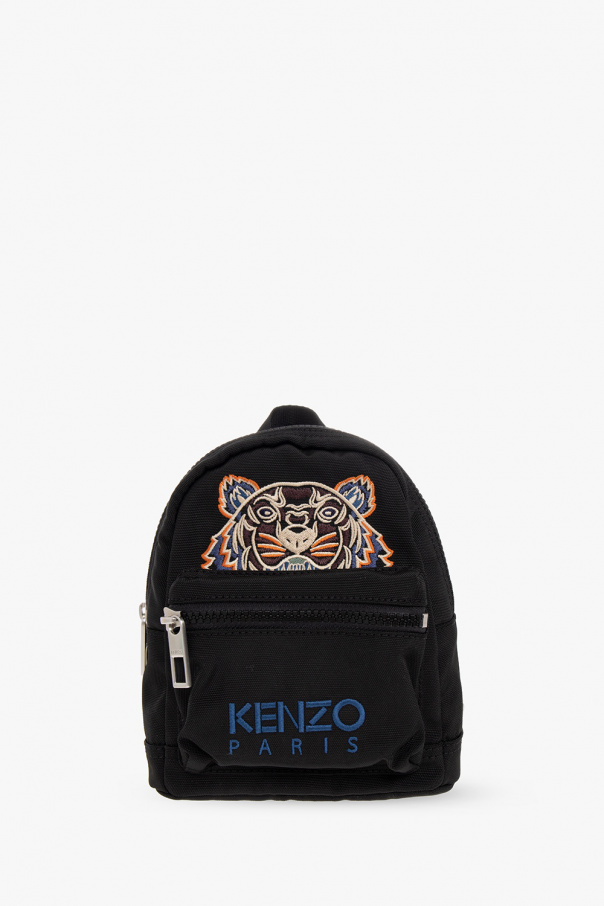 Kenzo Fiorelli penelope clutch bag with chain strap in black weave
