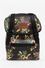 Kenzo BLACK Backpack with floral motif