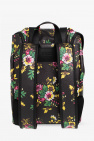 Kenzo BLACK Backpack with floral motif