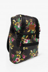 Kenzo BLACK Backpack with floral motif