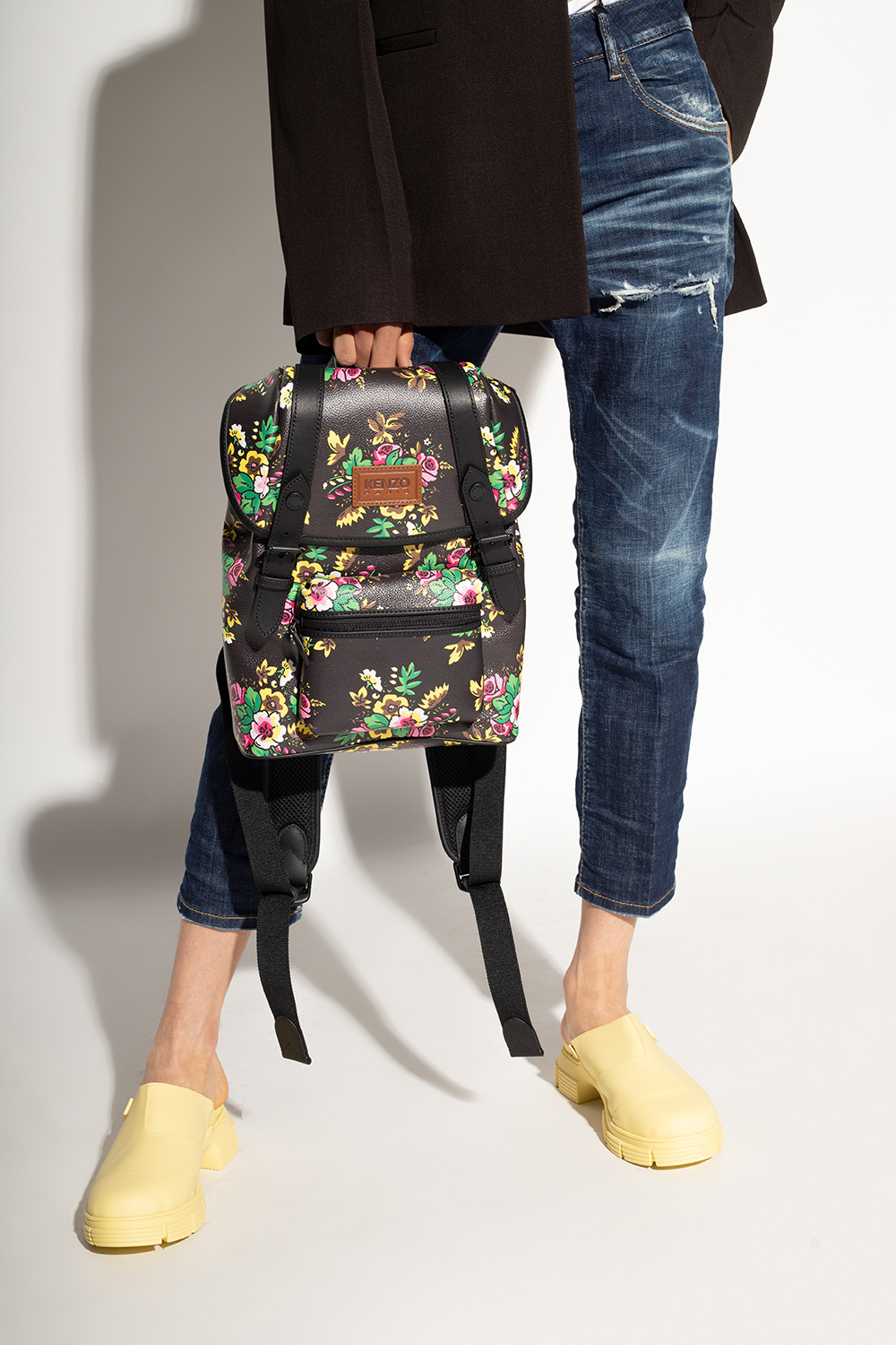 Kenzo Backpack with floral motif