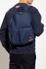 Kenzo zip-up suede backpack