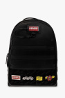 Kenzo Leather backpack with logo