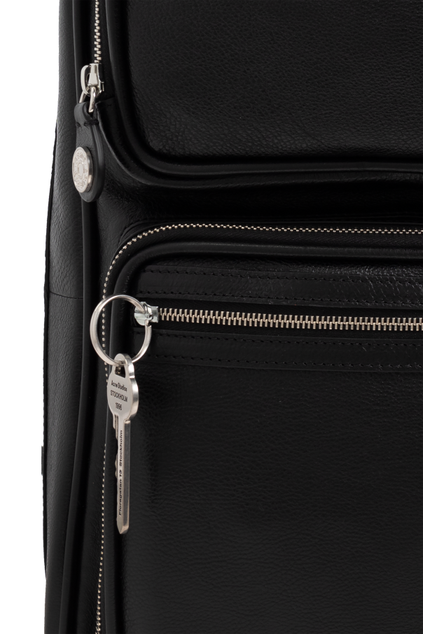 Acne Studios Leather backpack ‘Camero Gym’