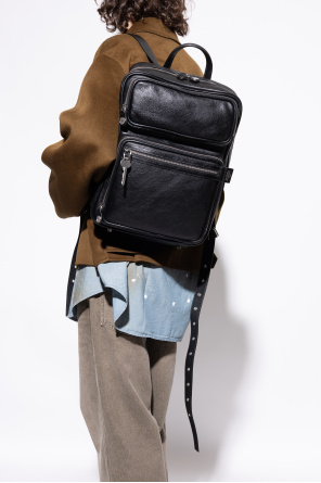 Acne Studios Leather backpack ‘Camero Gym’