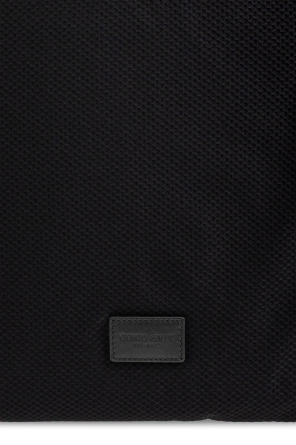Giorgio Armani Backpack with logo patch