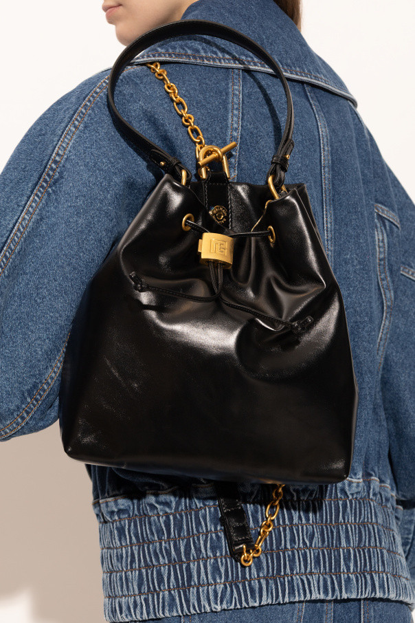 Balmain Leather backpack