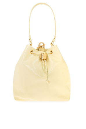 Leather backpack