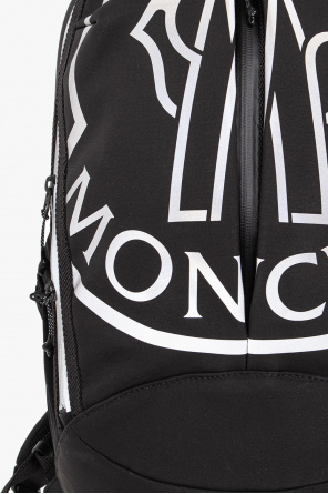 Moncler ‘Cut’ Blue backpack with logo