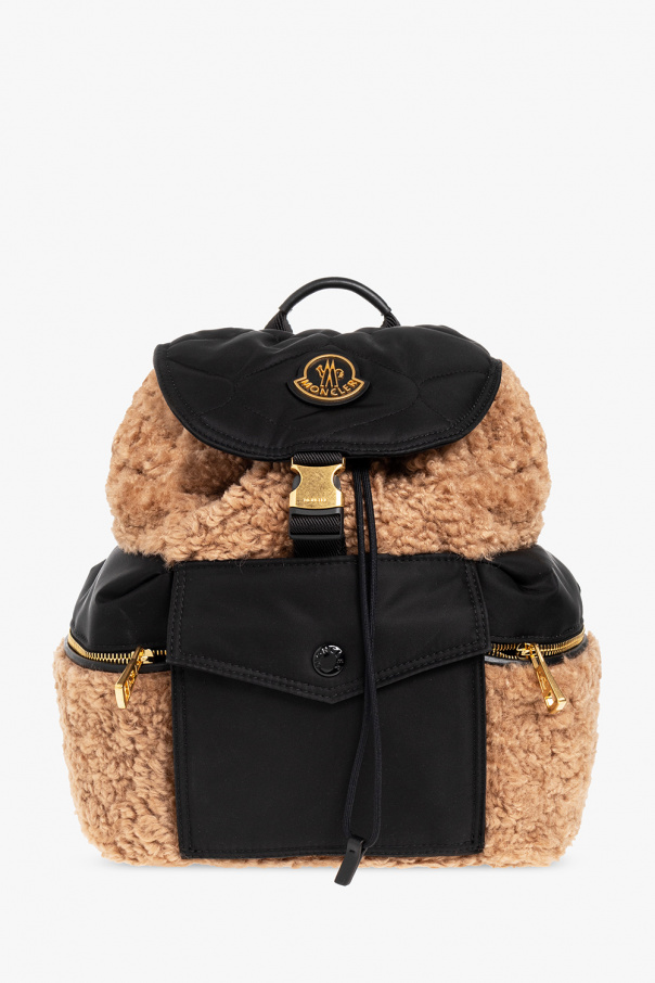 Moncler Faux-fur from backpack