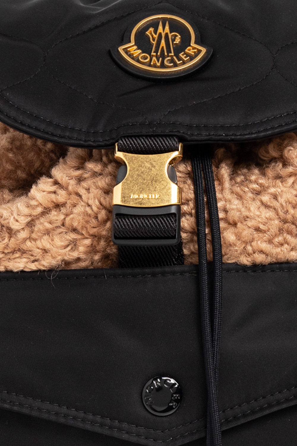 Moncler Faux-fur backpack