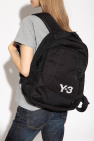 Y-3 Yohji Yamamoto BLACK Backpack with logo
