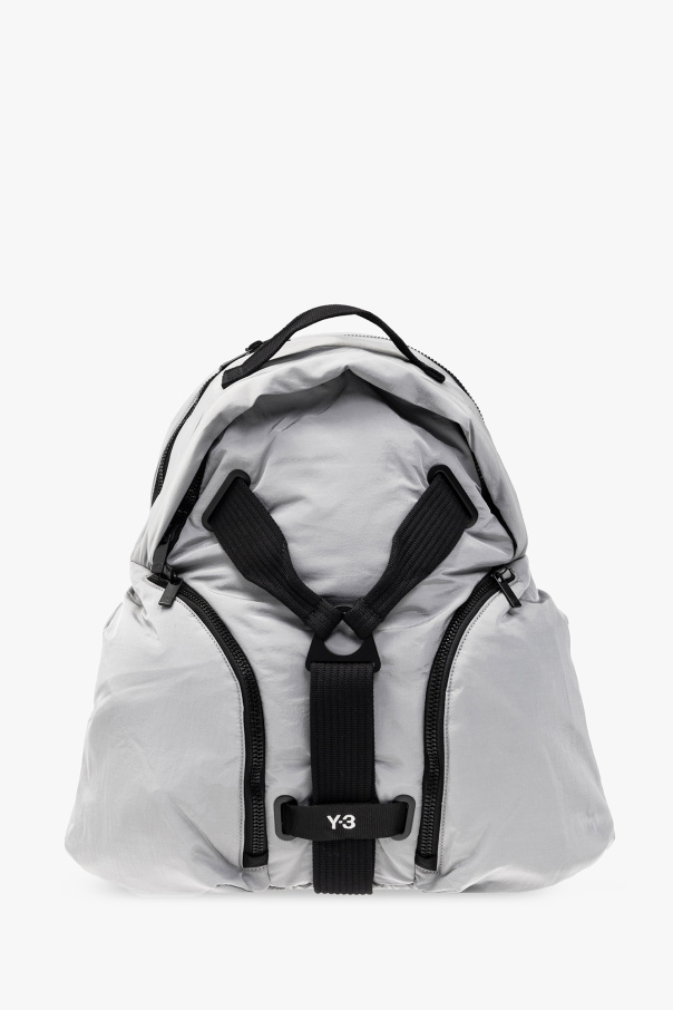 Y-3 Yohji Yamamoto Jackie GG Canvas Leather Shoulder Bag Light Brown 002.1067
