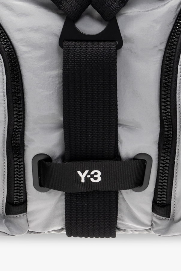 Y-3 Yohji Yamamoto Jackie GG Canvas Leather Shoulder Bag Light Brown 002.1067