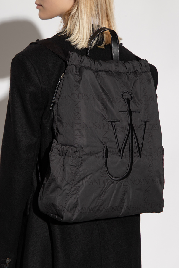 JW Anderson Anton Sling rivington Bag In Black Leather