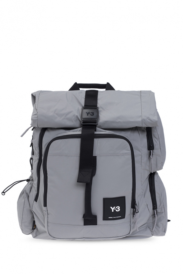 Y-3 Yohji Yamamoto White Bag For Girl With Print
