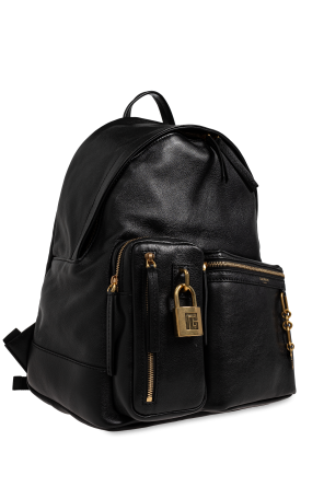 Balmain Leather backpack