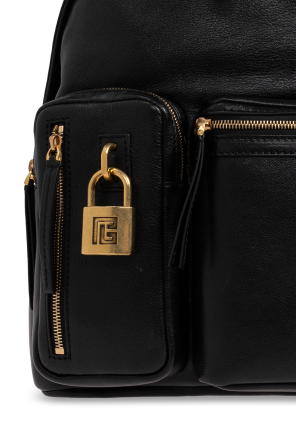 Balmain Leather backpack