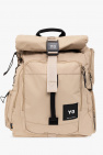 Y-3 Yohji Yamamoto beige Backpack with logo