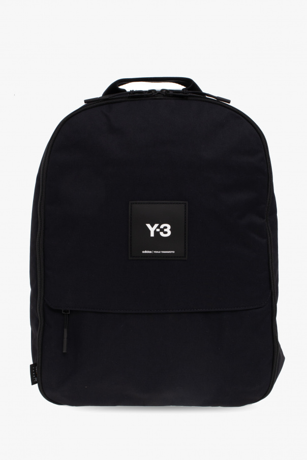 Y-3 Yohji Yamamoto Themoirè faux fur shoulder bag