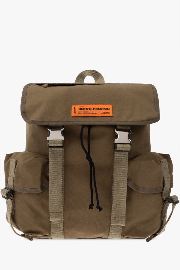 Heron Preston Fran suede shoulder bag